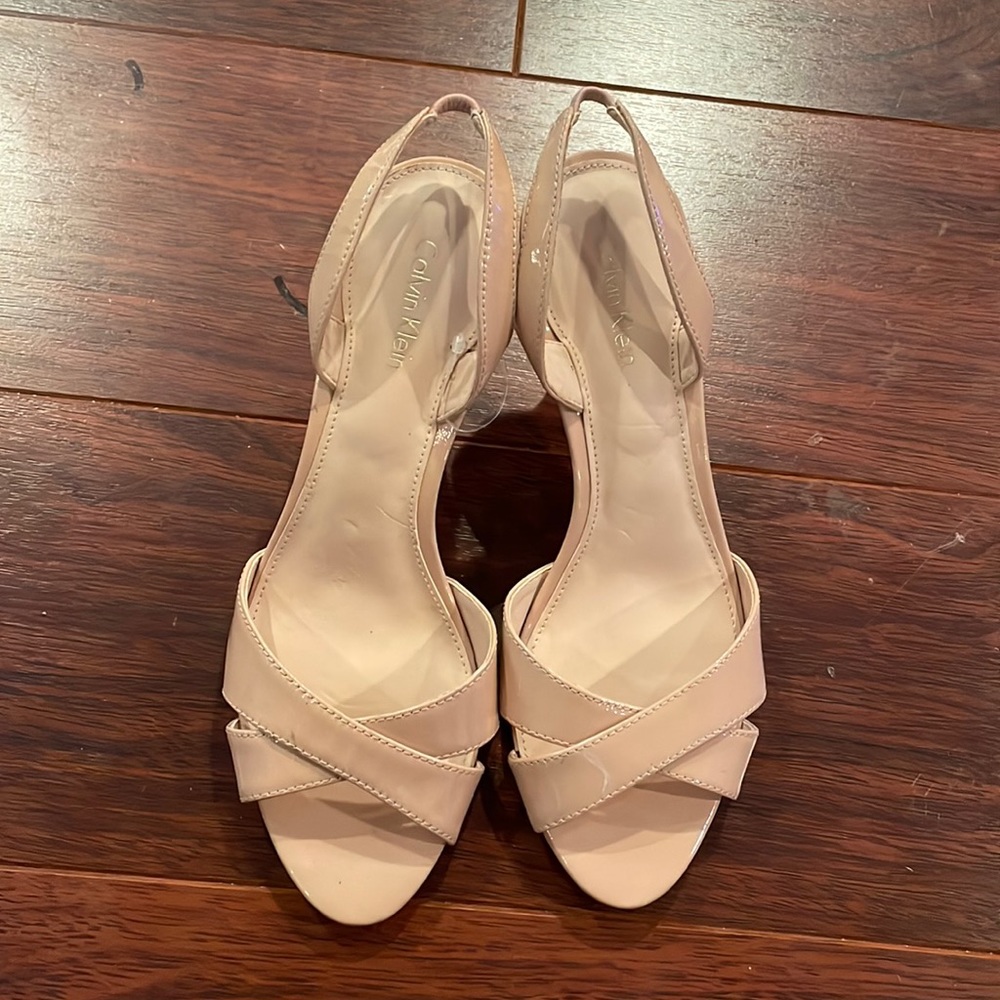 Calvin Klein sling back heel
